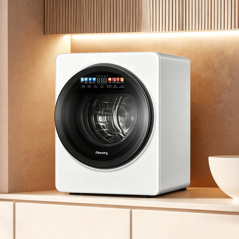 Compact Front Load Washer Dryer Combo with 4.4 lb. Wash Capacity and 2.2 lb. Dry Capacity for Baby Care, Intimates and Delicates