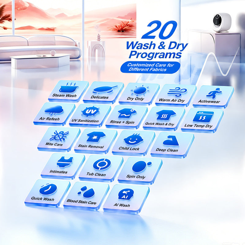 Compact Portable Washer Dryer Combo for Intimates, Baby Care and Delicates with 2.2 lb. Wash Capacity and 1.1 lb. Dry Capacity