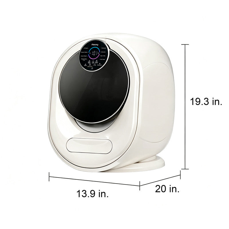 Compact Portable Washer Dryer Combo for Intimates, Baby Care and Delicates with 2.2 lb. Wash Capacity and 1.1 lb. Dry Capacity