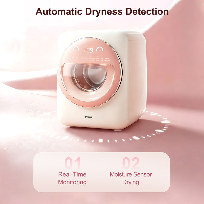 Compact Washer Dryer Combo for Dedicated Laundry with 2.4 lb. Wash Capacity, 0.7 lb. Dry Capacity and Gentle Care for Intimates