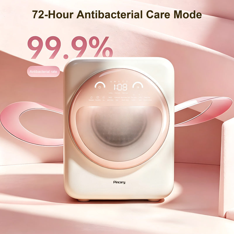 Compact Washer Dryer Combo for Dedicated Laundry with 2.4 lb. Wash Capacity, 0.7 lb. Dry Capacity and Gentle Care for Intimates
