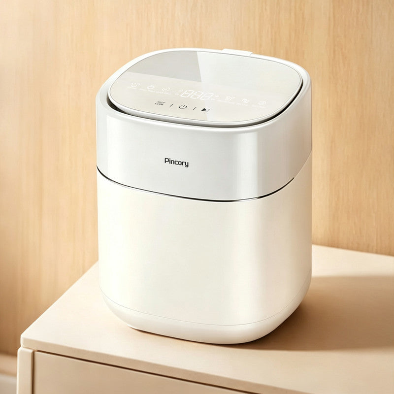 Compact Portable Washer for Baby Care and Intimates with 1.1 lb. Capacity, Gentle Wash Cycle and High-Speed Spin in White