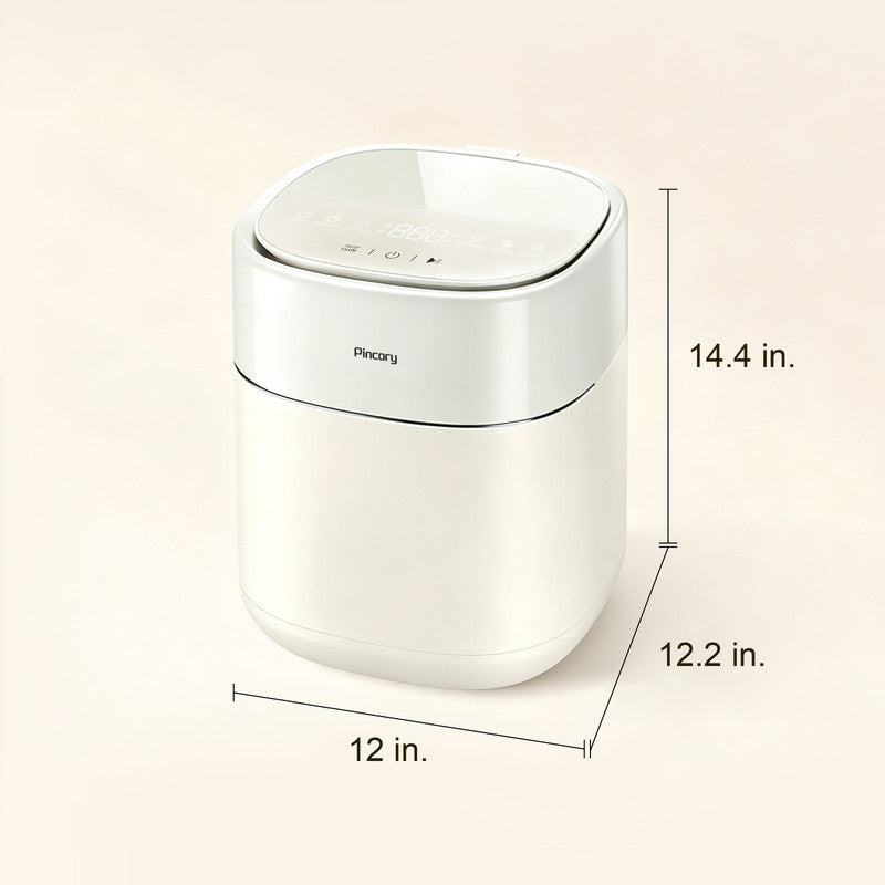 Compact Portable Washer for Baby Care and Intimates with 1.1 lb. Capacity, Gentle Wash Cycle and High-Speed Spin in White